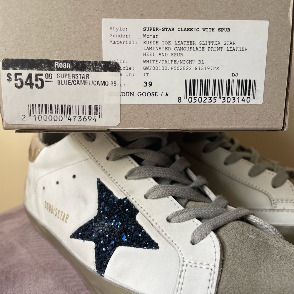 Golden Goose superstar like NEW worn a few times PRISTINE 39,9,8.5🌟🌟🌟🌟 - Picture 11 of 11
